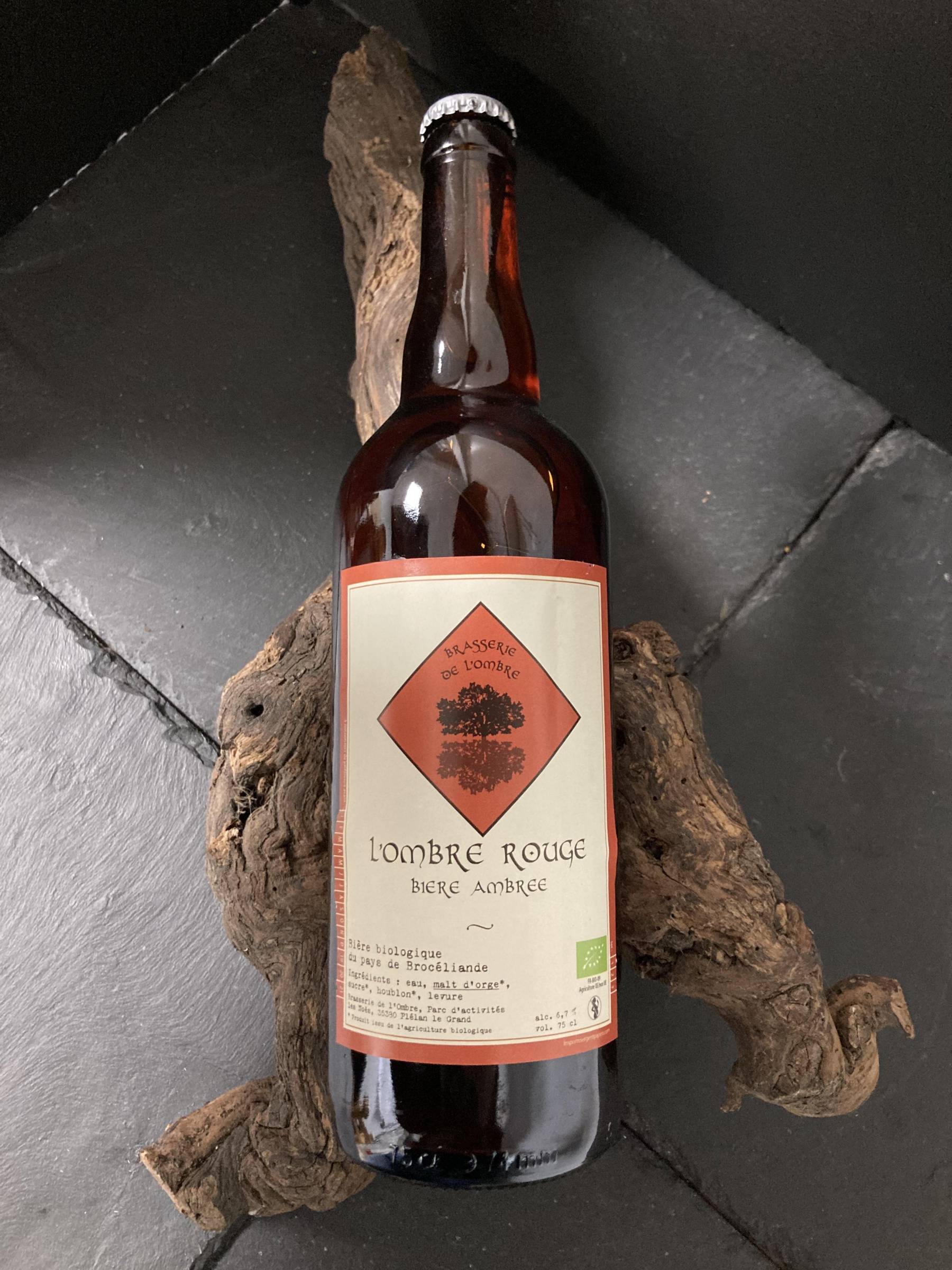 BIERE L'OMBRE ROUGE 75 CL