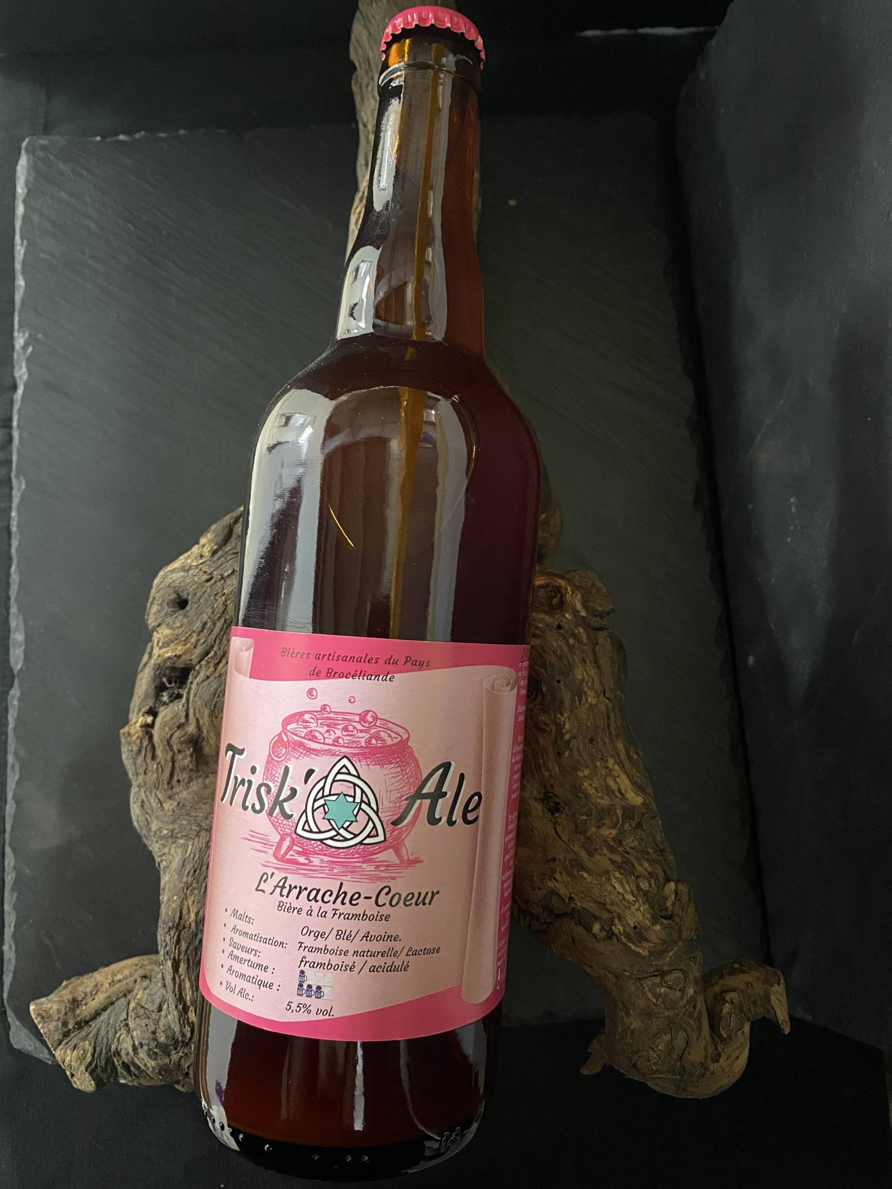 BIERE FRAMBOISE L'ARRACHE COEUR 75 CL