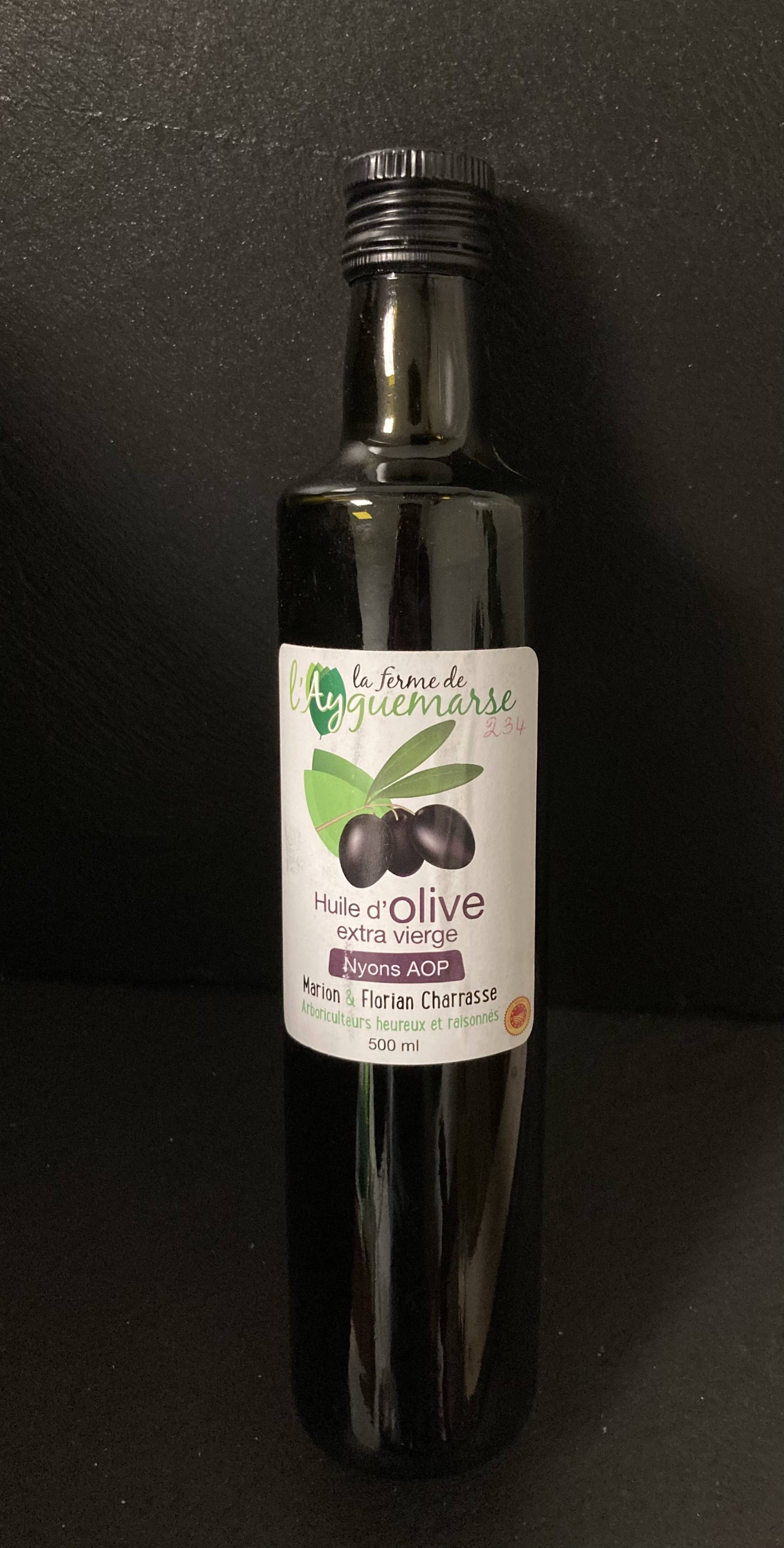 Huile d'olive bouteille de 500ml
