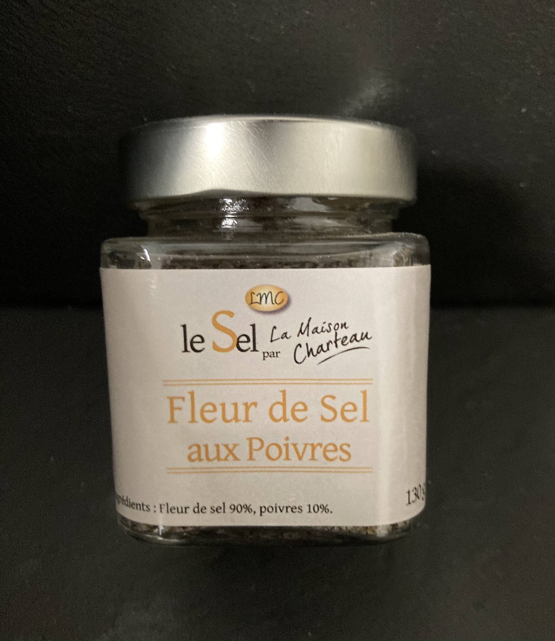 Boite fleur de sel aux poivres 