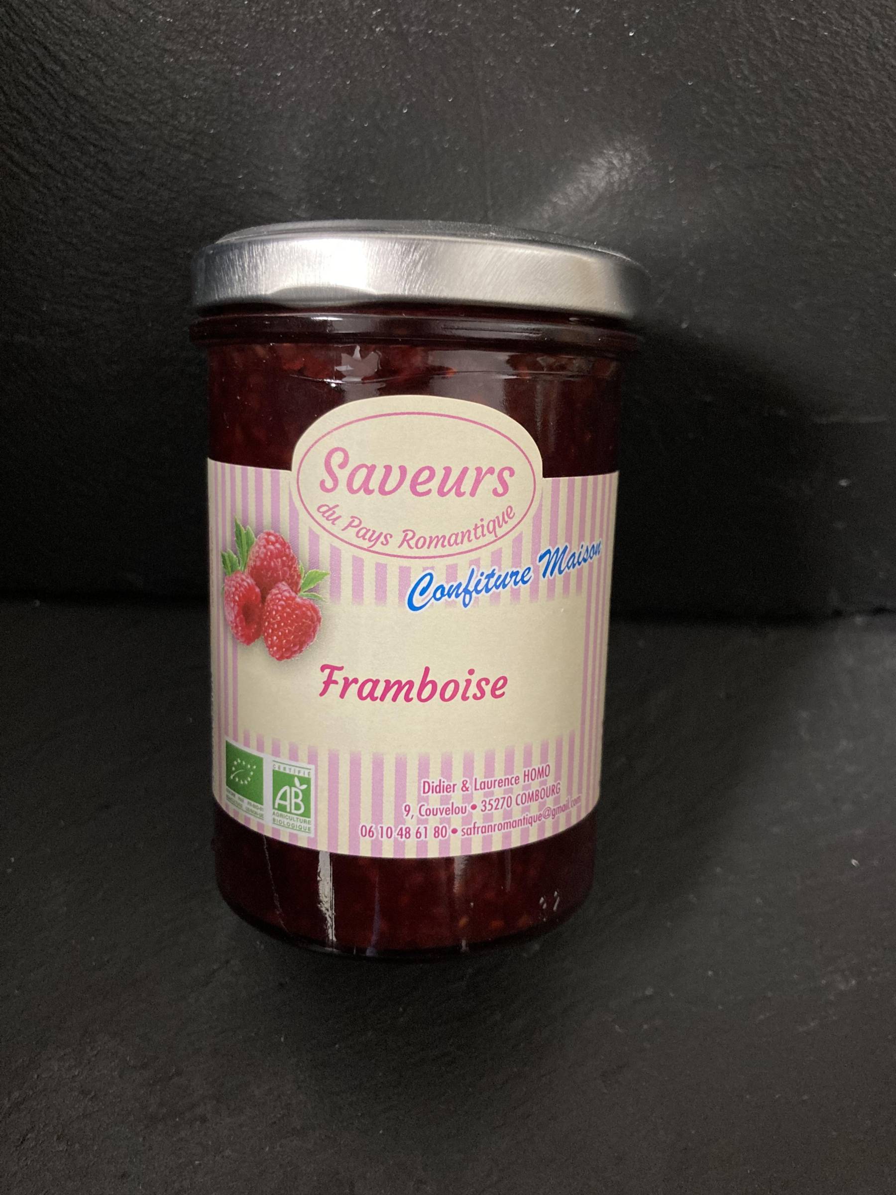 Confiture de framboise 250gr