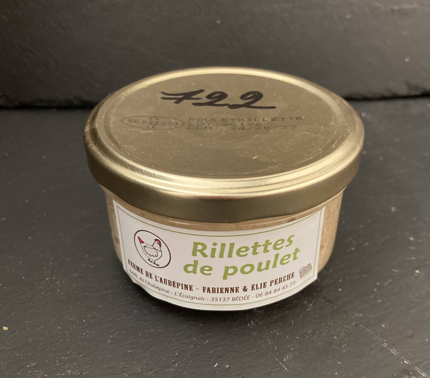 Rillette de poulet 