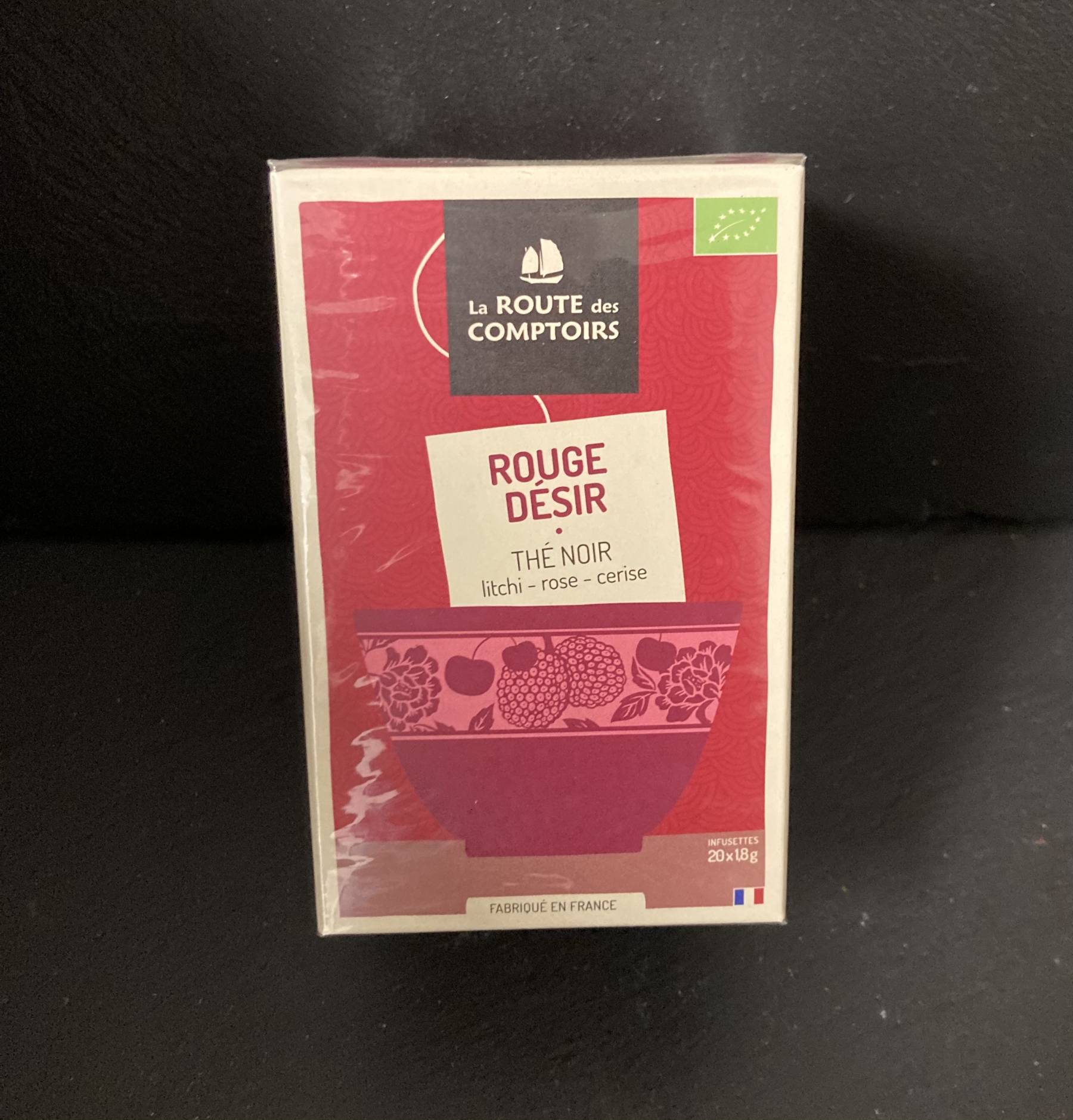 Thé noir rouge désir (sachet)