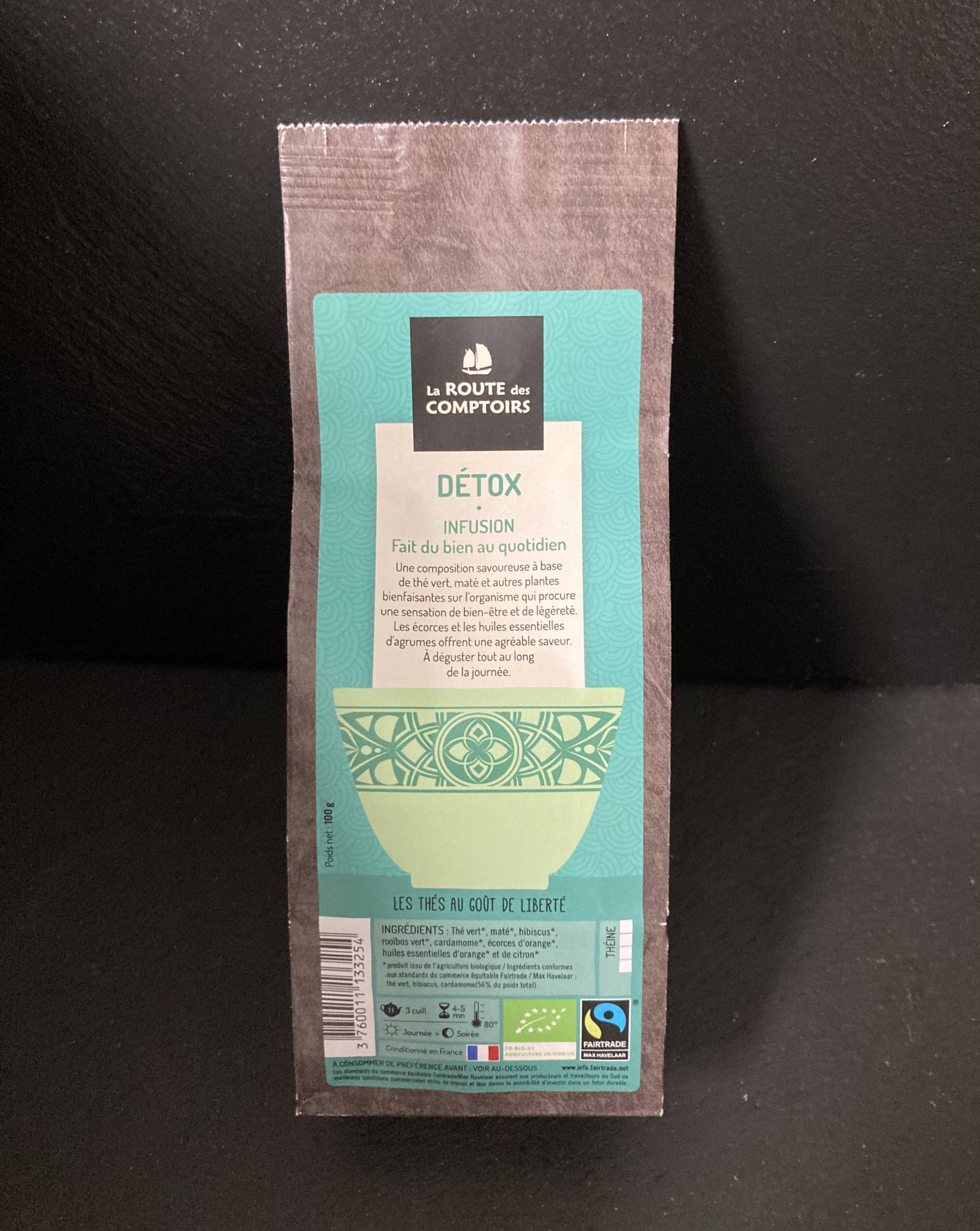 Thé bien être detox 100gr