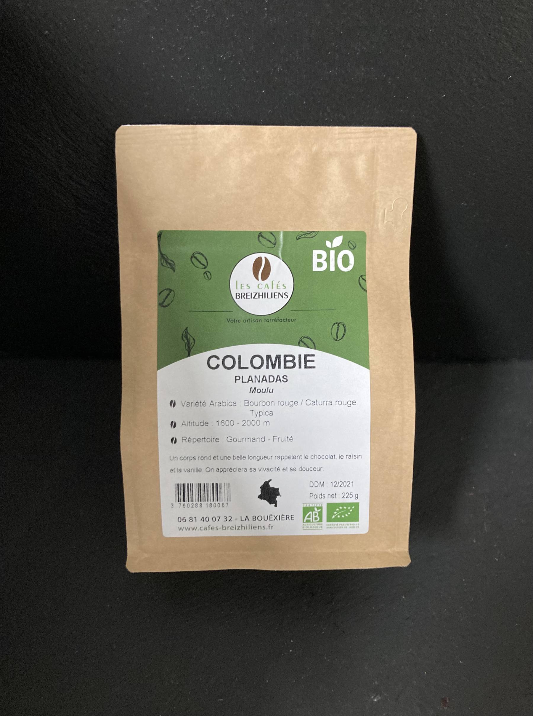 Café de colombie bio 225gr